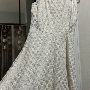 Speechless White Lace Dress
